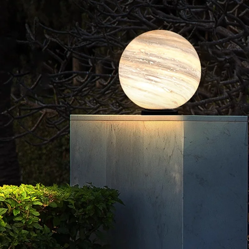 Luminous ball light solar LED column light outdoor lighting non solar light outdoor garden decoration outdoor garden light