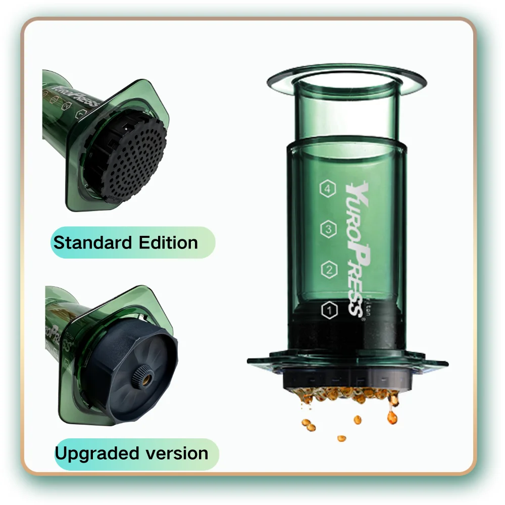 ماكينة صنع قهوة اسبريسو المحمولة ايرو الفرنسية الصحافة أدوات باريستا إبريق قهوة الهواء الصحافة بالتنقيط ماكينة القهوة مرشحات ورقة 64mm100pcs #3