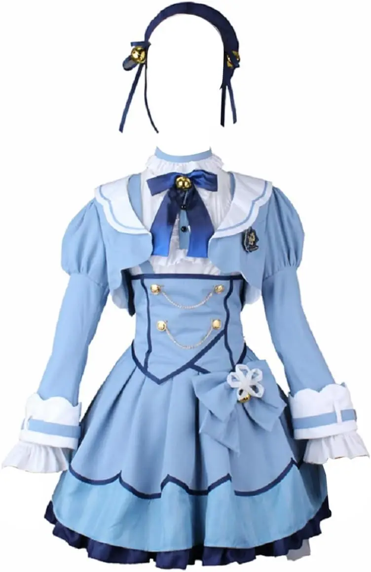 

Anim Amamiya Kokoro Cosplay Costume ovely Dress Uniform Halloween Party Role Play Stage Outfit