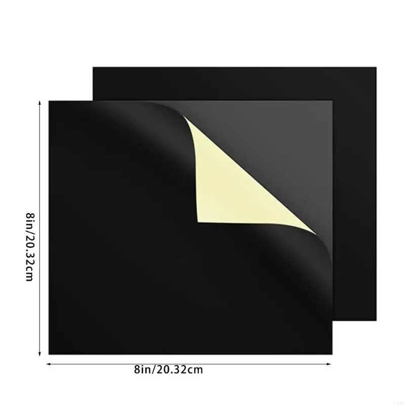 2pcs Cinta reparación estanques autoadhesivos Partidos butil para agua aire libre Y4QC