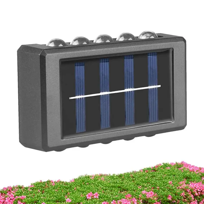 Solar Wall Lights Solar Intelligent Sensing Fence Lights Energy-Saving Outdoor Lights With High Brightness For Wall Porch