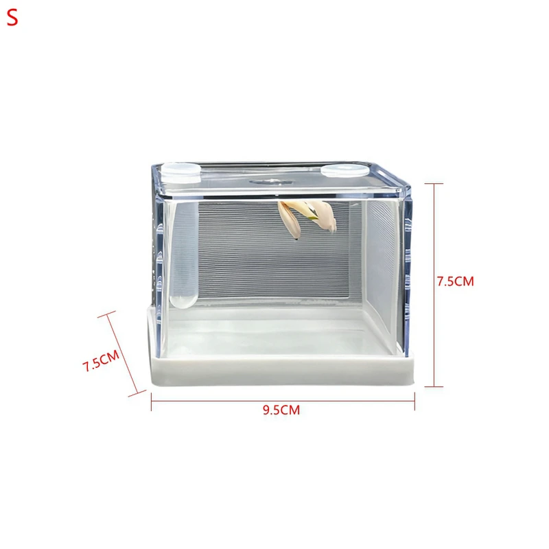 Insect Box Transparent Acrylic Reptile Feeding Box Insect Box Mantis Breeding Box Insect Reptile Cage Terrarium Feeding Box