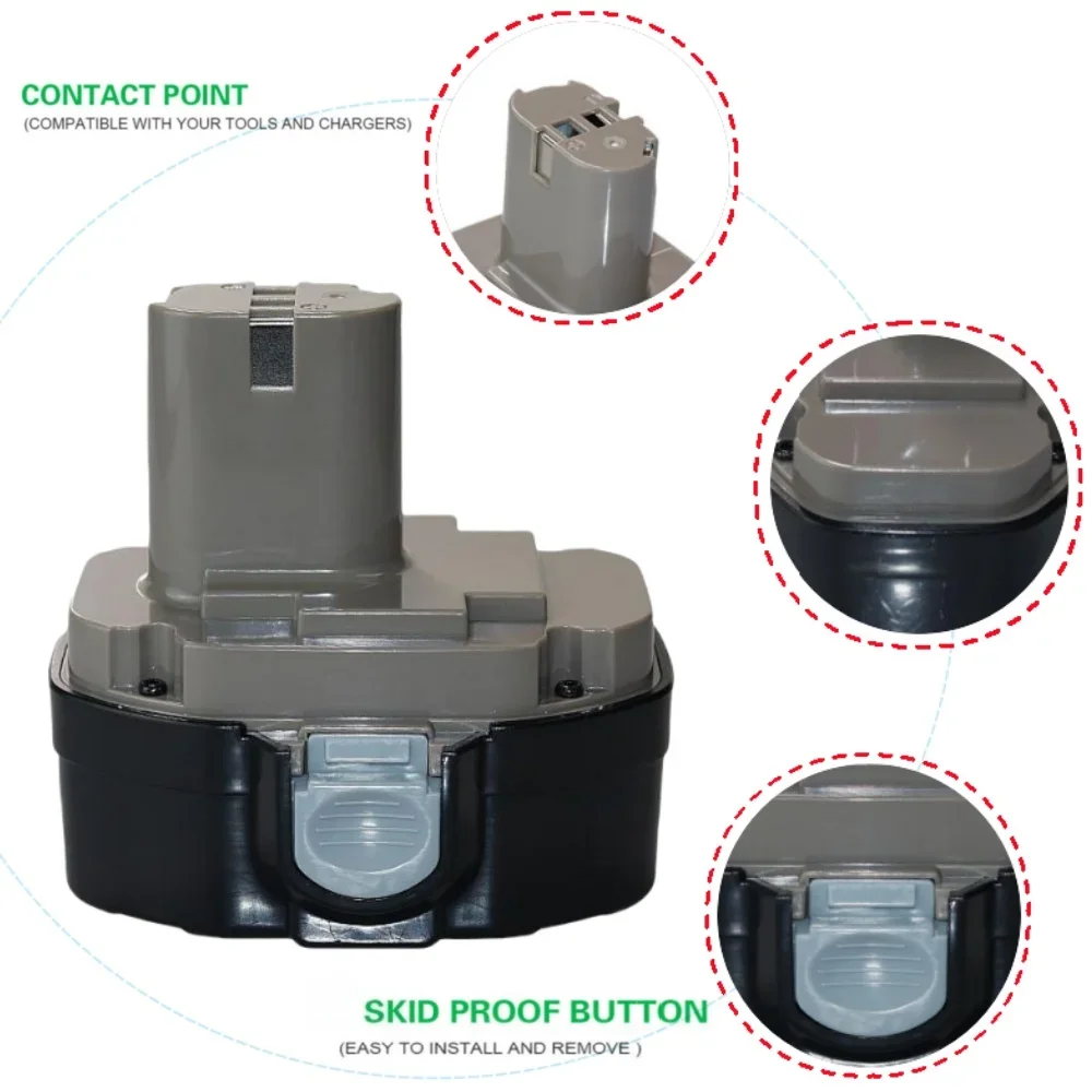 لماكيتا PA18 استبدال البطارية 18 فولت 6800 مللي أمبير ni-mh مع PA18 1822 1823 1834 1835 192827-3 192829-9 193159-1 193140-2