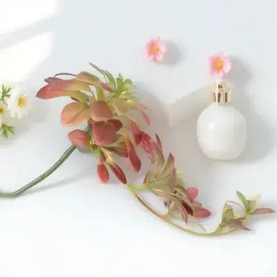 

Artificial Succulent Plants 27cm Realistic Home Decoration Hanging Plant Rattan Fake Flower Arrangement Simulated Plant