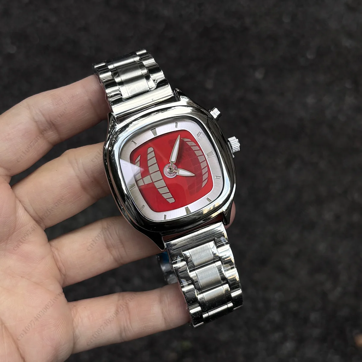 Dynamic Digital Display Men's Watch, Niche Design, American Trendy Style, Luminous Waterproof Watch