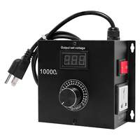 NEW 10000W SCR AC Variable Speed Controller, Fan and Motor Speed Control 120V-220V AC, 22A, Ideal for Electric Tools Us Plug