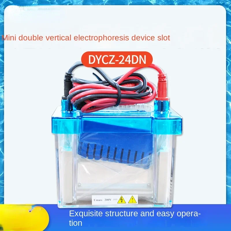 

DYCZ-24DN Mini Dual Vertical Electrophoresis Apparatus Slot with Dyy-6C Electrophoresis Apparatus Power Supply