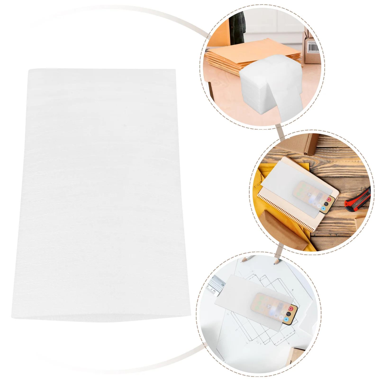 

100Pcs Moving Foam Pouch Foam Packaging Wrap Cushion Reliable Protection for Transport Packing Materials Essentials