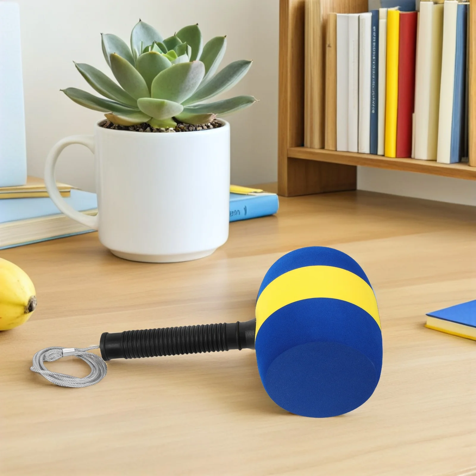 

Foam Wood Mallet Kids Punching Mini Hammering Pounding Game Blue Portable Lightweight Soft Touch Accurate Strike