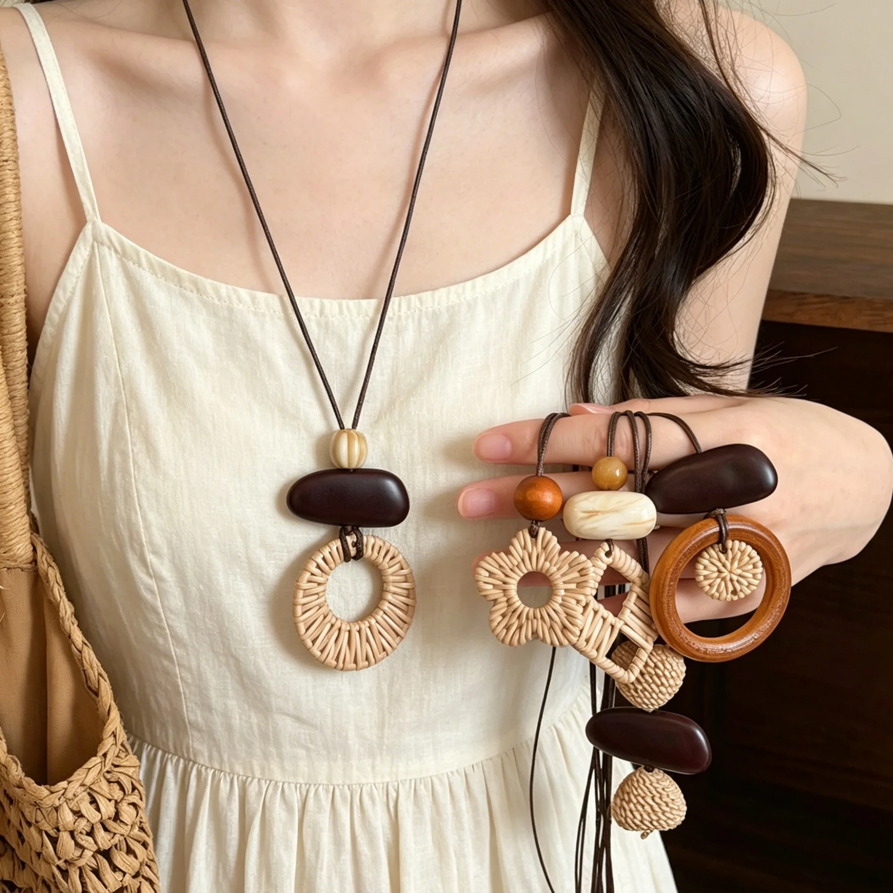 Women'S Accessories New Look - Retro New Chinese-Style Ethnic-Inspired Braided Long