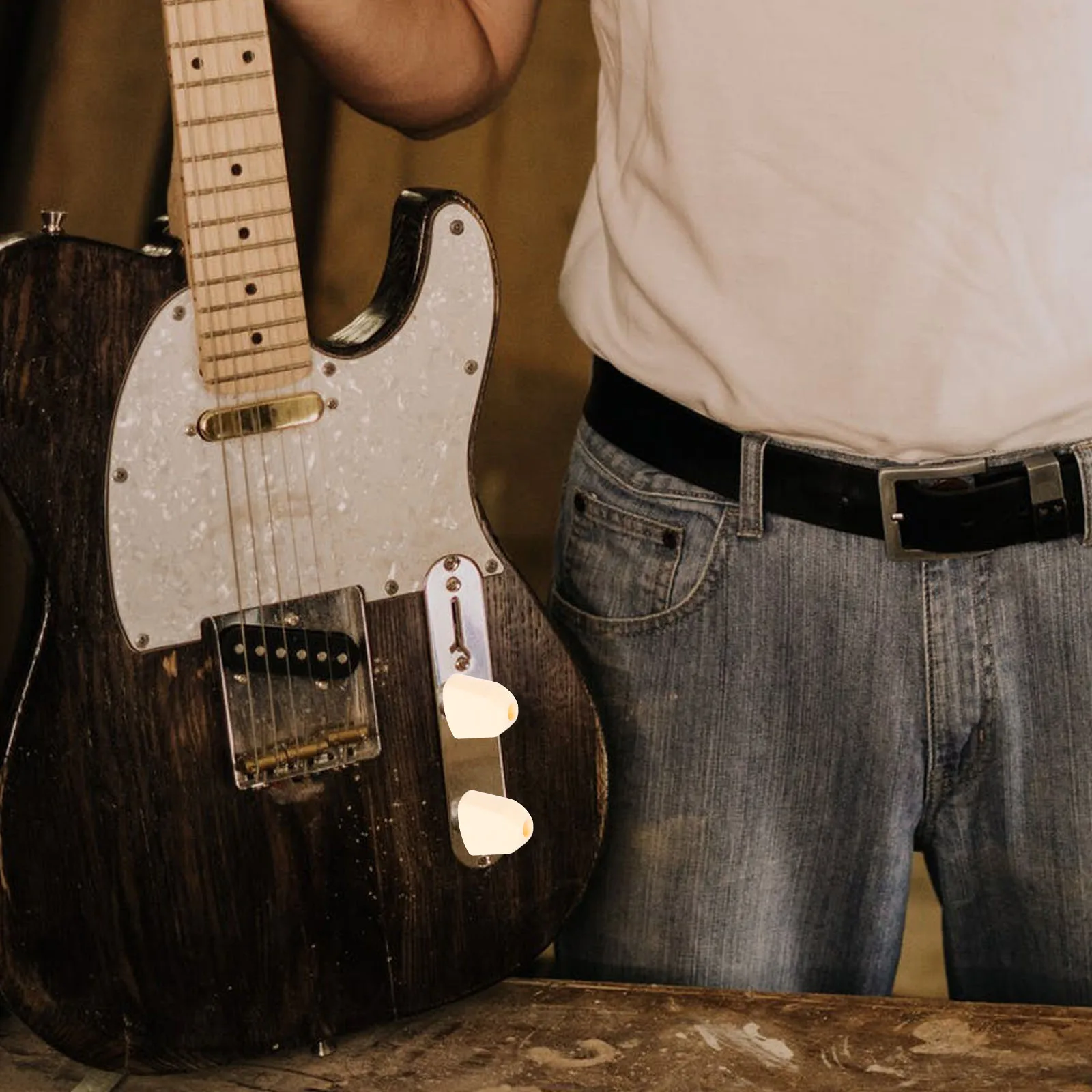 

Retro Button Hat Tuning Pegs Guitar Tuners Knobs Replacement Keys Electric Accessories