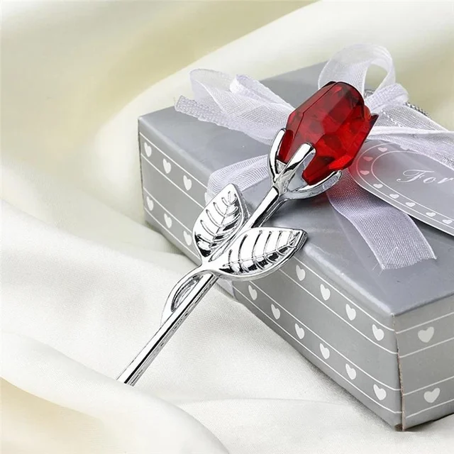 6 Colors Crystal Glass Rose Flower Figurines Craft Valentine's Day Favors X'mas Lovers' Gift Souvenir Home Wedding Decoration 5 6 Colors Crystal Glass Rose Flower Figurines Craft Valentine's Day Favors X'mas Lovers' Gift Souvenir Home Wedding Decoration 5