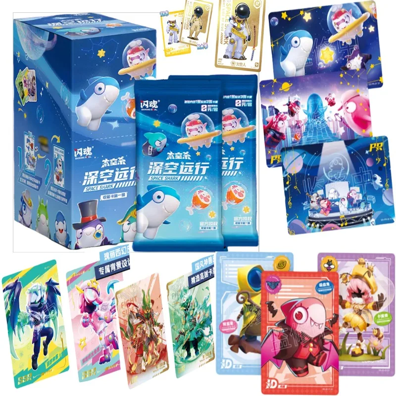 Card Fun Genuine Among Us Cards Deep Space Voyage Collection Card Multiplayer Tabletop Game Cards Anime Peripheral Gift Toys