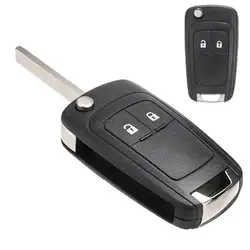 Replace Key Remote Case Shell Fob For Chevrolet For Cruze 10-13 Orlando 3 Button Replacement Flip Folding Remote Car Key Shell