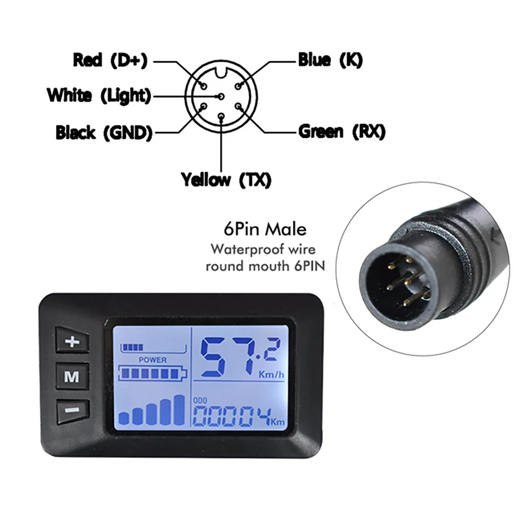 Piezas de reparación de Scooter eléctrico, pantalla de Cashboard G51, medidores LCD, accesorio para bicicleta eléctrica, Accesorios inteligentes