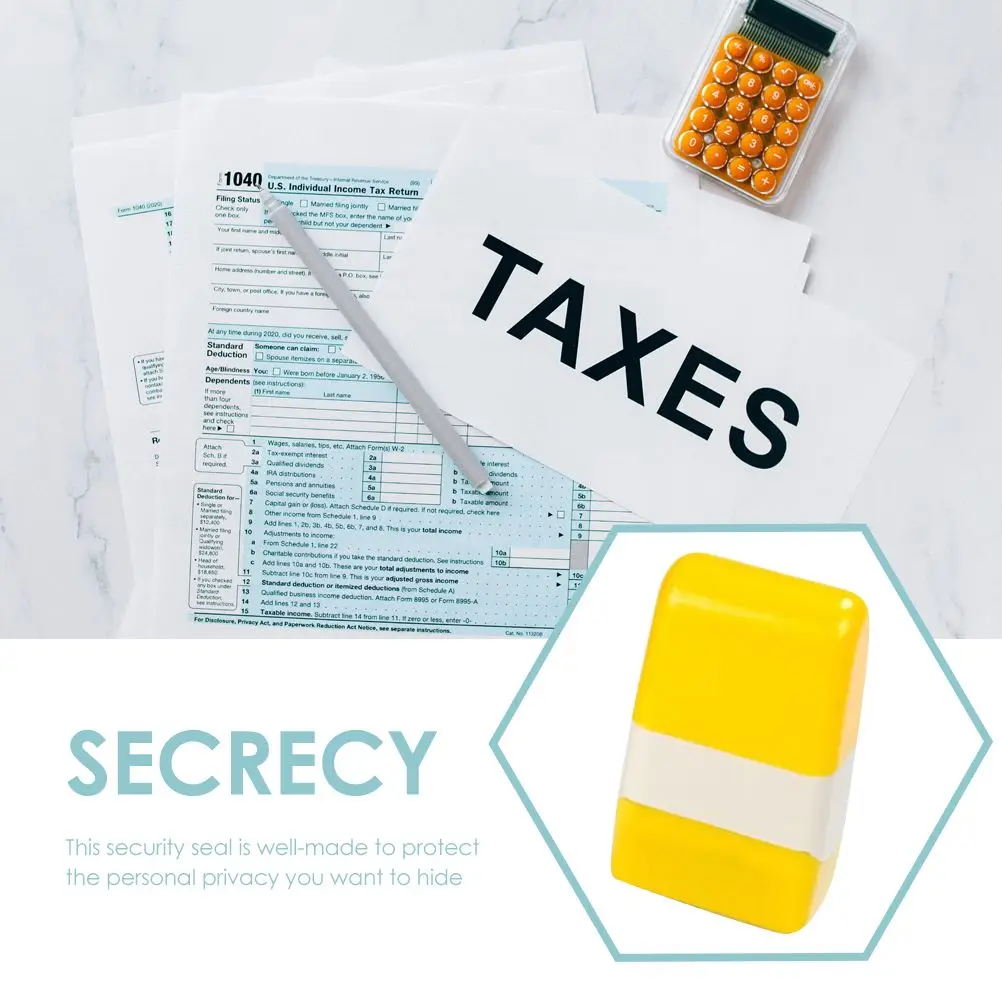 Confidential Garbled Seal Anti-leakage Tool Roller Type Privacy Graffiti Messy Code Stamp Protection Plastic