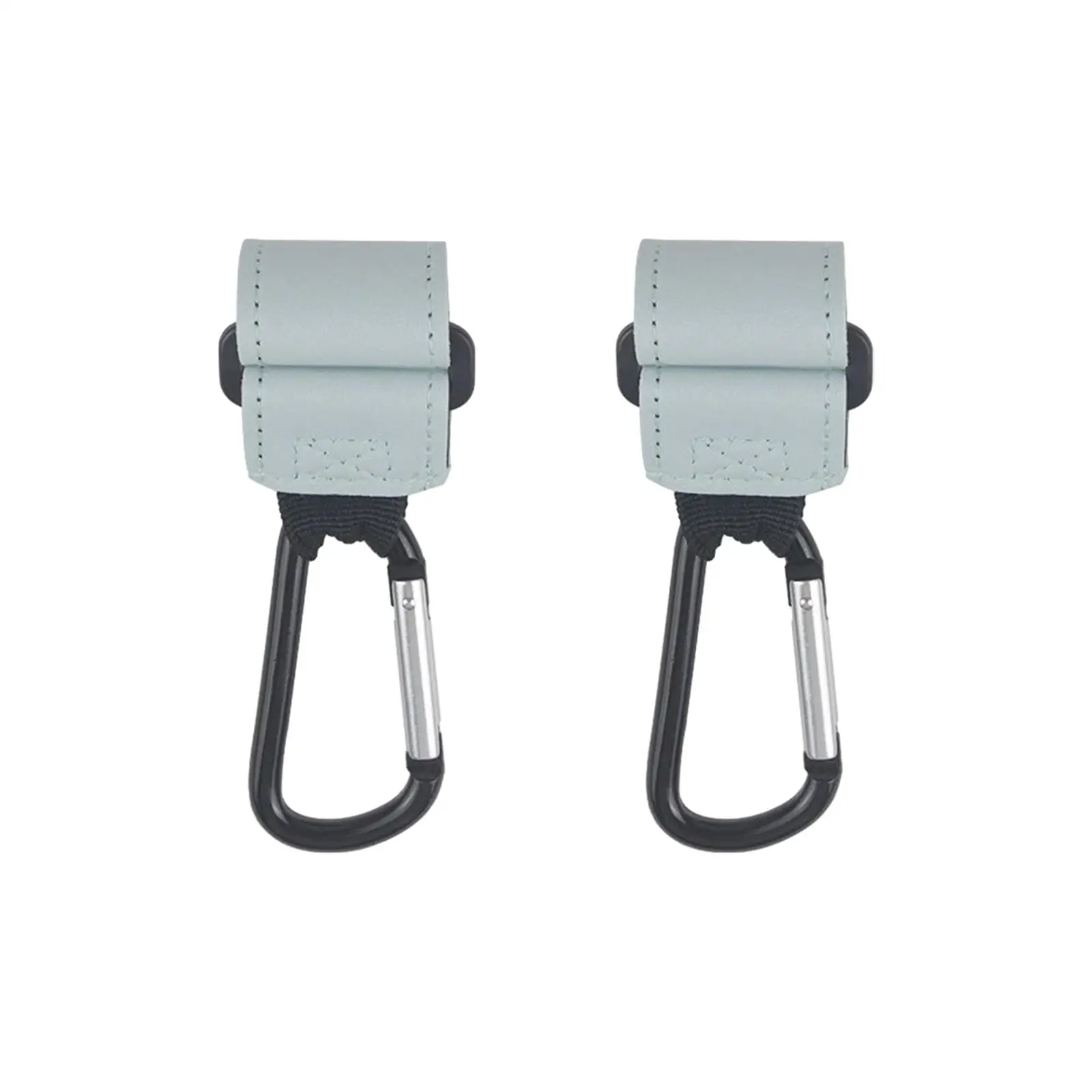 Lightweight Stroller Handle Hooks Adjustable Multi Use Clips for Baby Pram Bag Outdoor Accessories