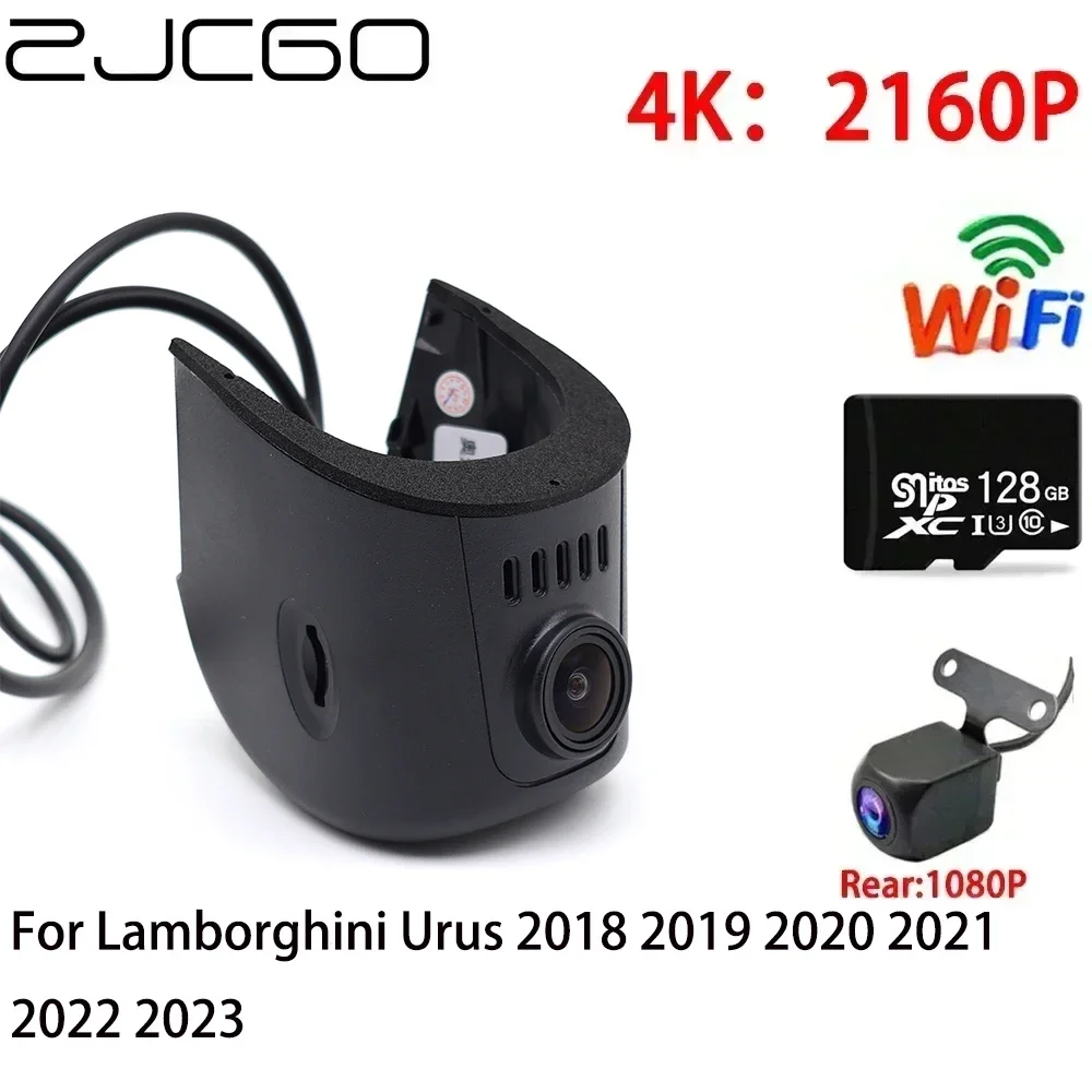 ZJCGO 2K 4K DVR Dash Cam Wifi Telecamera anteriore posteriore 2 lenti 24 ore di parcheggio per Lamborghini Urus 2018 2019 2020 2021 2022 2023