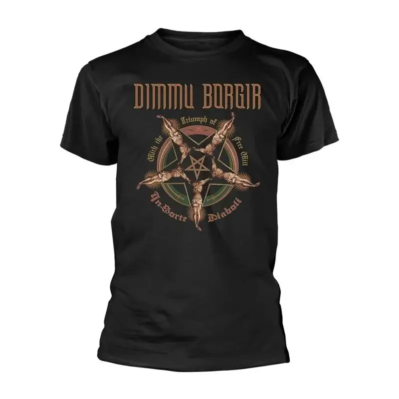 Dimmu Borgir 'Free Will' Black T shirt NEW