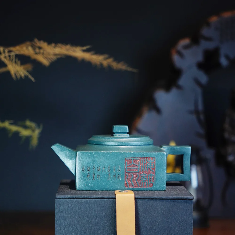 

Чайник Yixing 270 мл с фильтром, ручной работы, из фиолетовой глины, в стиле Xishi, набор для чаепития, для церемонии чаепития пуэр