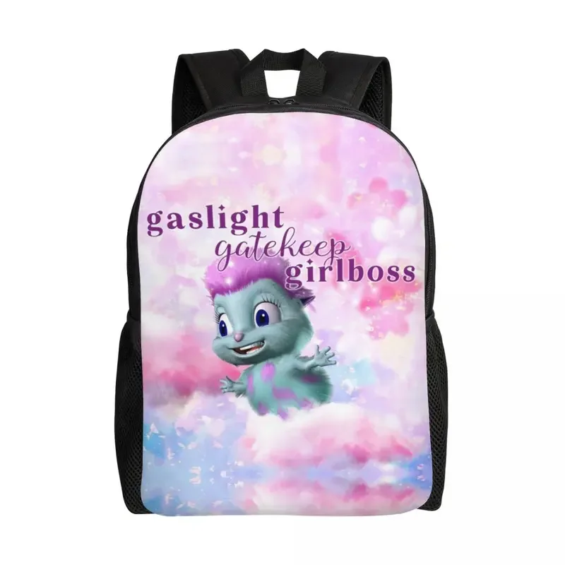 

3D Print Bibble Beliefs Happiness Backpack for Girls Boys Cartoon College School Travel Bags Bookbag Fits 15 Inch Laptop