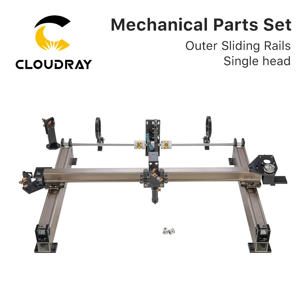 Mechanical Parts Set 1300mm*900mm Single Head Laser Kits External Slide DIY CO2 Laser 1390 CO2 Laser Engraving Cutting Machine