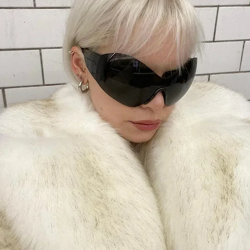 

2025 Luxury Brand Autumn Winter Fur Coat Women Short Lazy Wind Fox Fur Jacket Cropped Fluffy Casaco De Pele Feminino