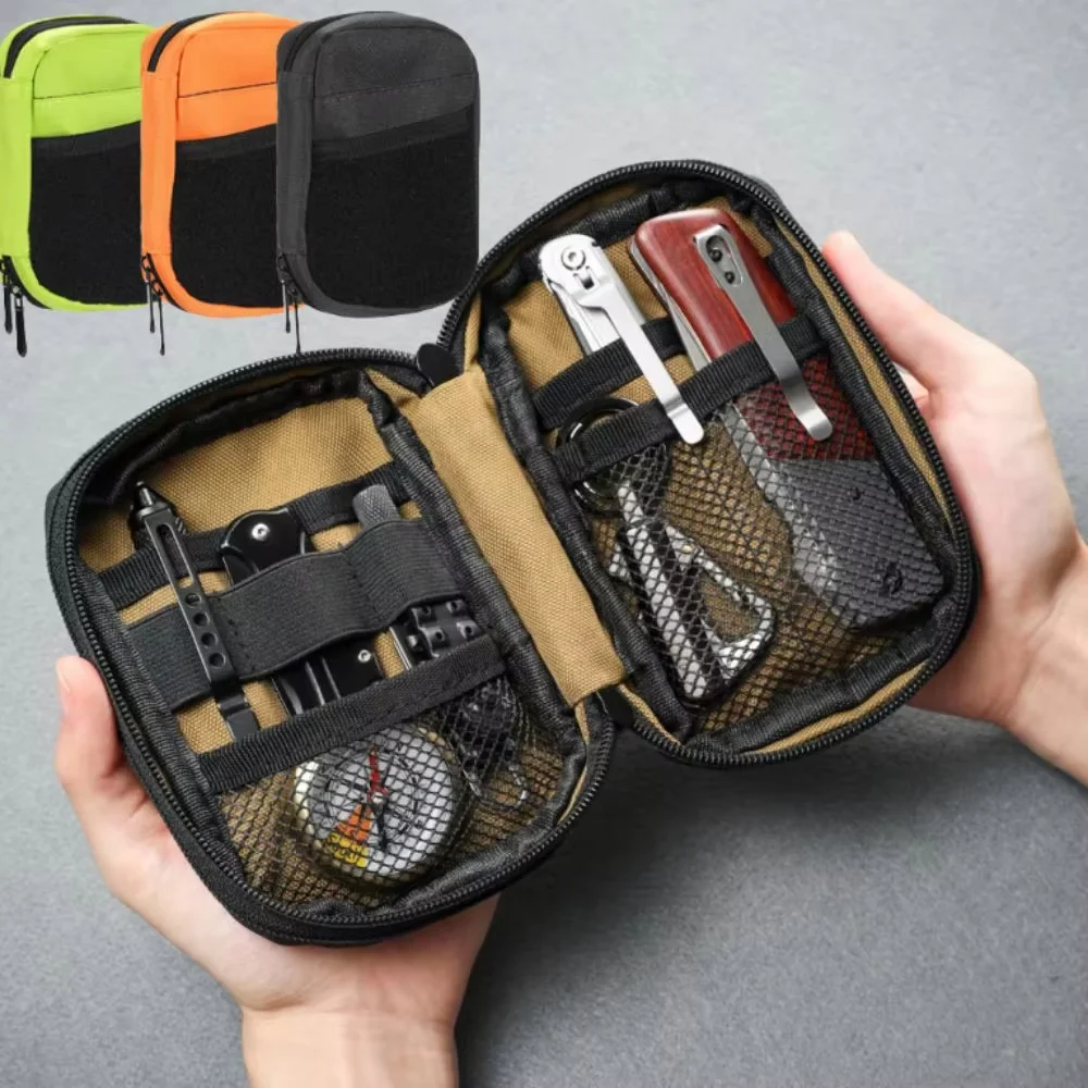 

Portable Multi-function EDC Organizer Pouch Multi Tools Small Tool Storage Bag Zipper Utility EDC Pouch Outdoor
