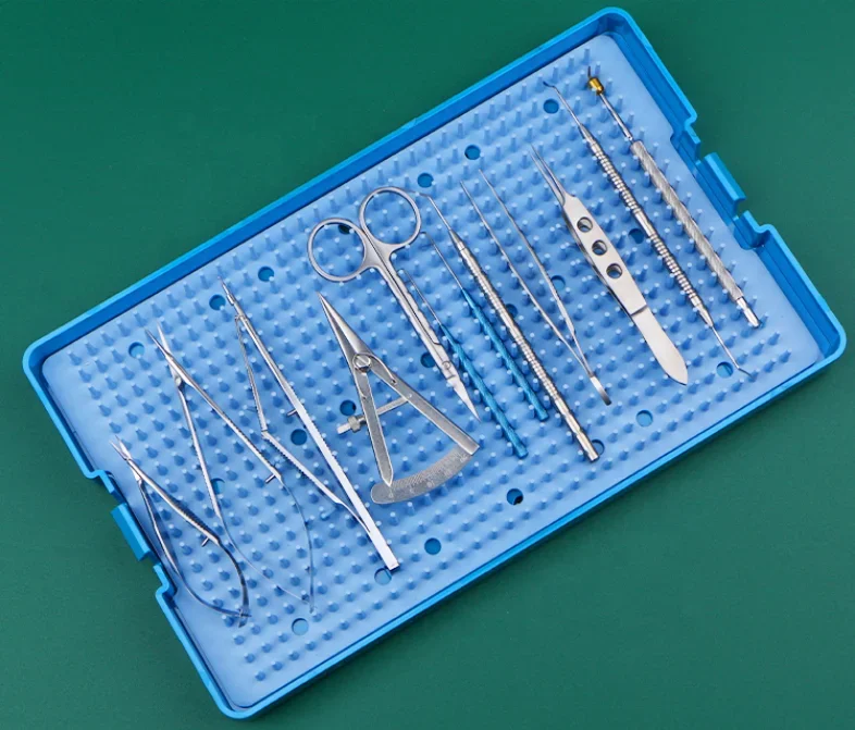 Набор инструментов для микроотправления Glaucoma, набор для хирургии глаз, 13 шт., катаракт
