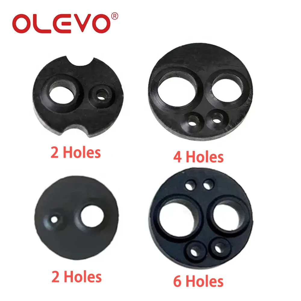 OLEVO Dental Handpiece Tail Pad O-Ring Seal For High And Low Speed Handpiece Medical Grade Silicone 2/4/6Holes Odontologia