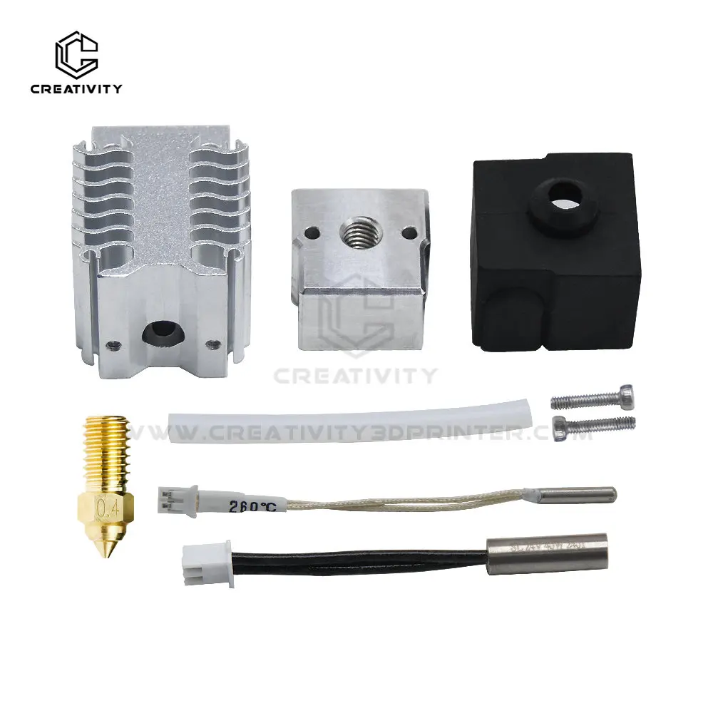 

2024 New Ender 3 V3 SE J-head Heating Block Kit Stainless Steel Throat High Temperature Print Head for Ender3 V3 Se 3D Printer