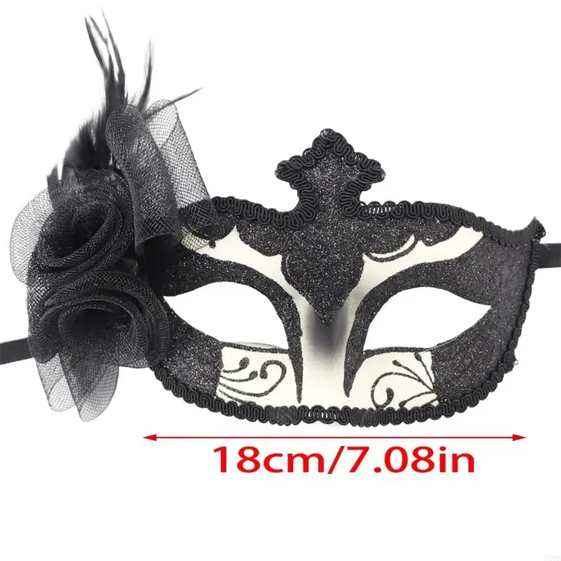 39bb Venetians Masker Masquerade Mask Halloween Mask Mask Setengah Wajah Topeng Mardi Gras Mask Carnivals Mask