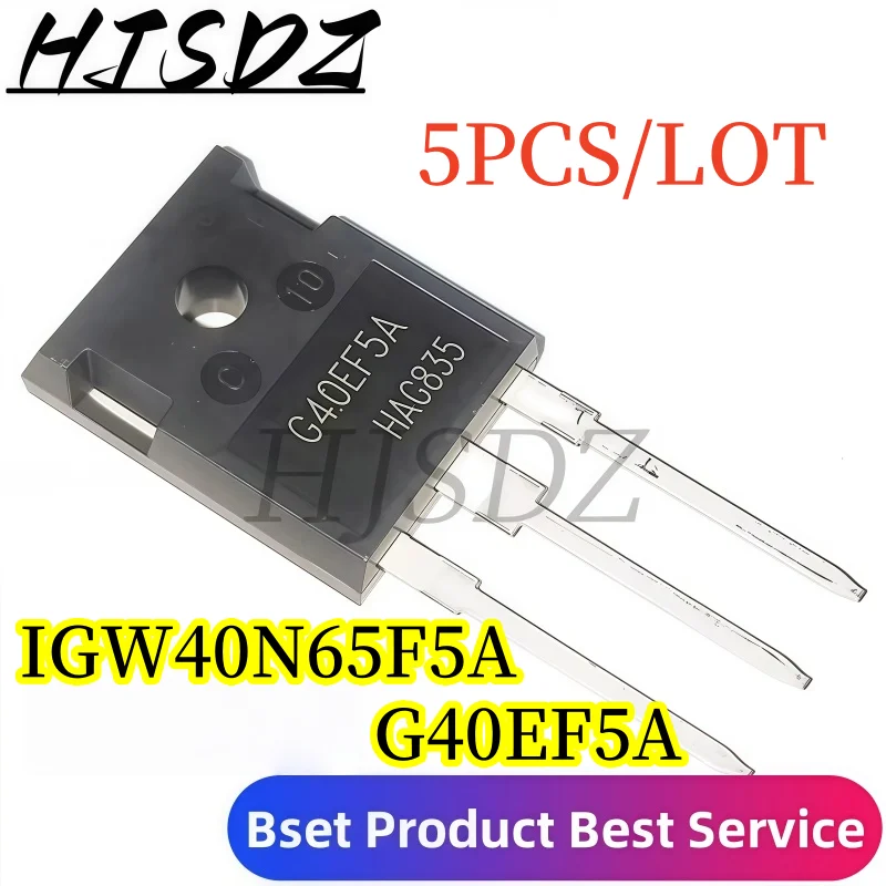

Tubo с alimentación IGBT, 5 шт./лот G40EF5A K40EF5A, nuevo TO-247, 40A650V