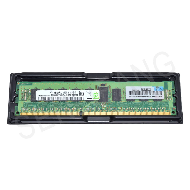 Brand New SENLIFANG 647893-B21 647647-071 664688-001 4GB 1Rx4 PC3L-10600R Memory For HP GEN8 Server Memory RAM