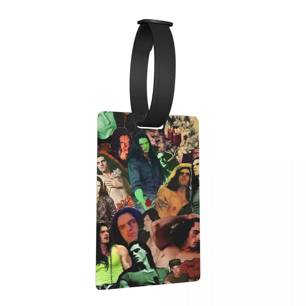 

Тип O Negative Peter Steele Dark Goth Багажные бирки Чемодан Путешествия Портативный багаж Посадная бирка Держатель этикетки ID Имя Адрес