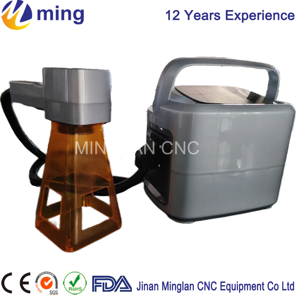 آلة الوسم بليزر الألياف ML-20W مع طاولة دوارة / 2D / كمبيوتر #5