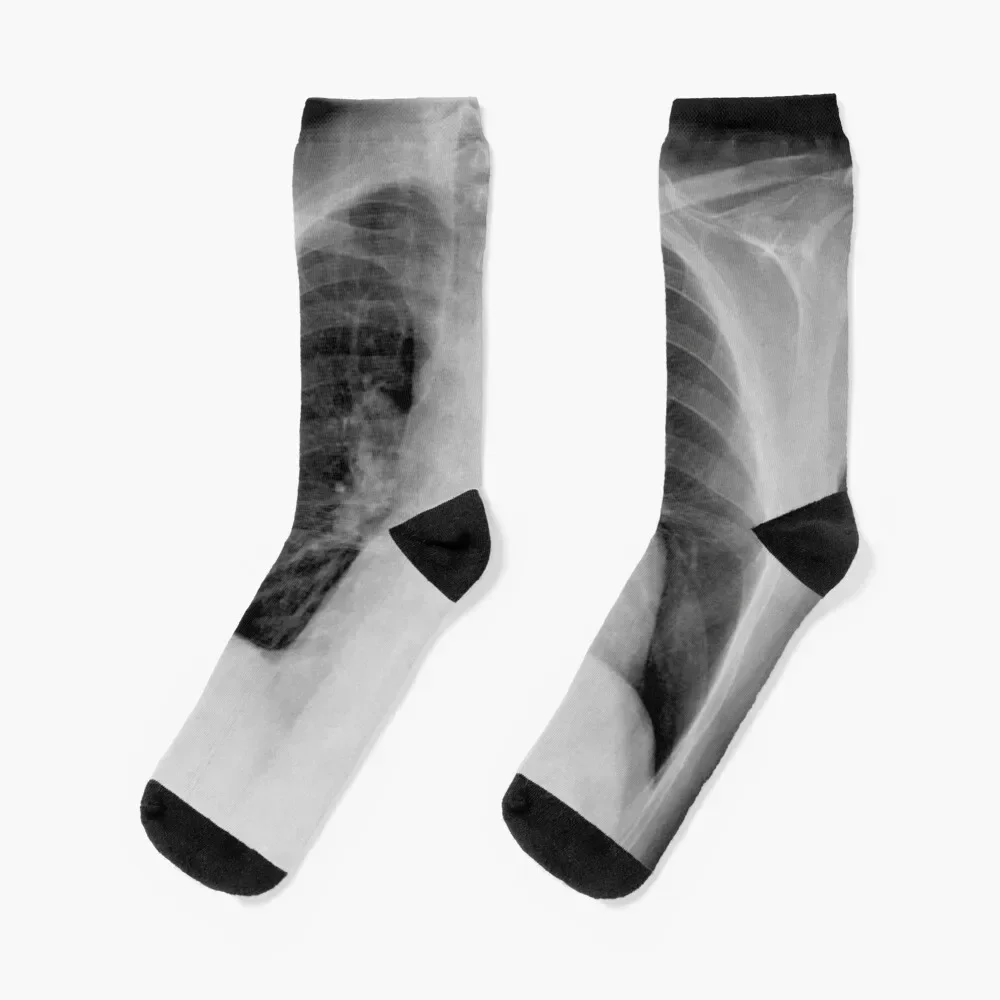 

Boneshmasher - chest x-ray Socks football snow Sports cartoon Socks For Women Men's Christmas Men's retro Socks Men's Women's