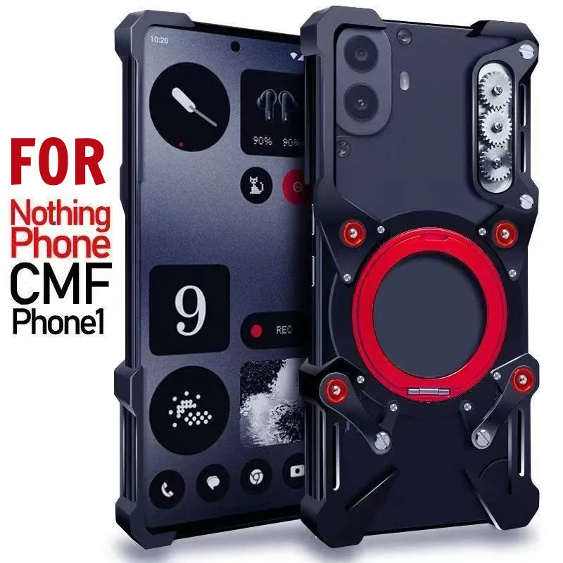 Imagen 5: Funda de metal resistente a golpes para Nothing Phone 3A 2A Plus 3 2 Pro, carcasa de aluminio, cubierta protectora para Nothing Phone One