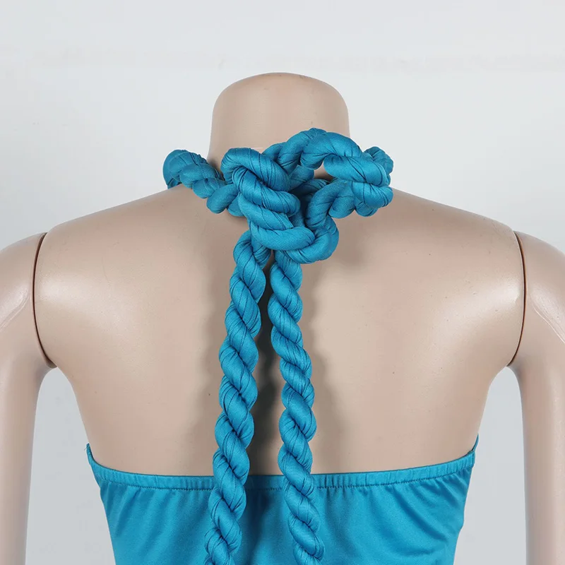 فستان Slergiri النسائي المثير ذو الرسن 2025 جديد بدون أكمام بدون ظهر متين للحفلات المسائية فساتين طويلة بشراشيب