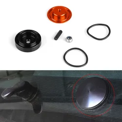 Aluminum Car Rear Wiper Delete Kit Block Off Plug Cap For Honda Civic For BMW 3 Series Compact E46/5 Hatchback For Mazda Speed 3