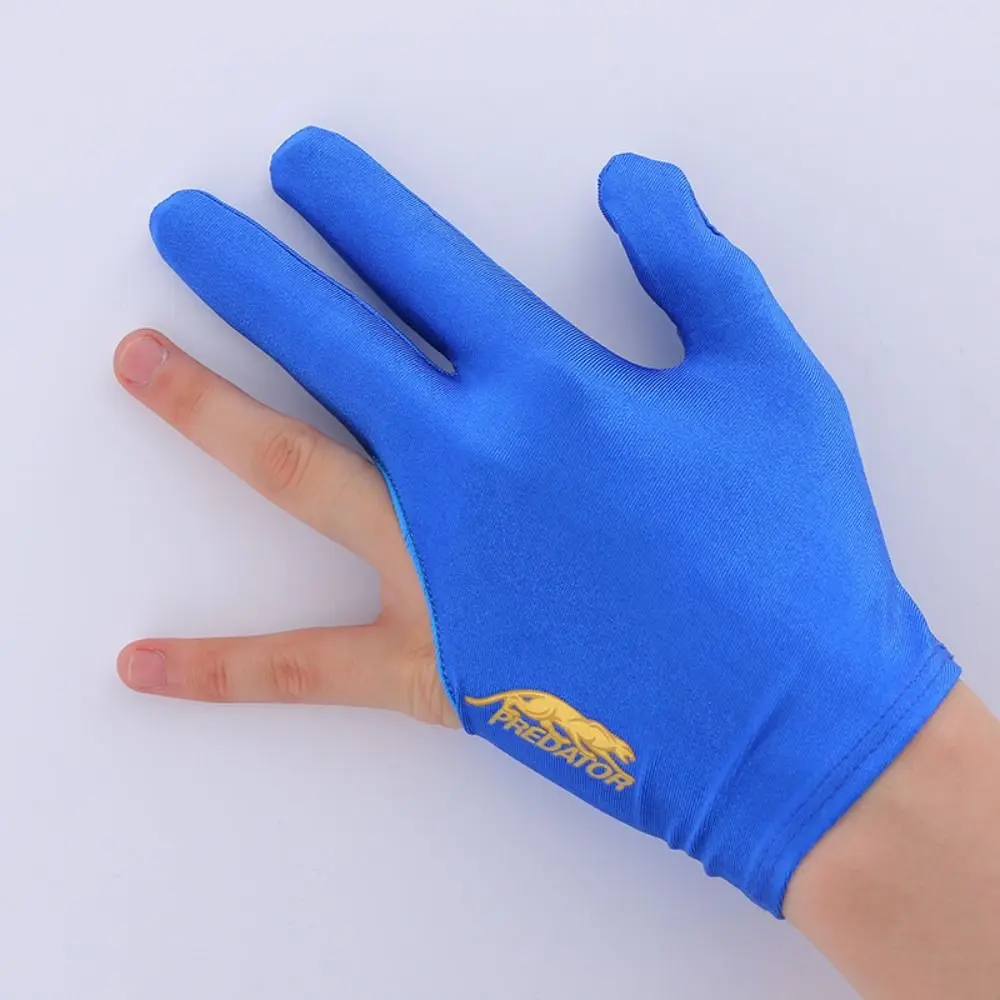 

New Spandex Billiards Gloves Breathable Non Slip Snooker Gloves Elastic Three Finger Open Three Finger Gloves Men Women