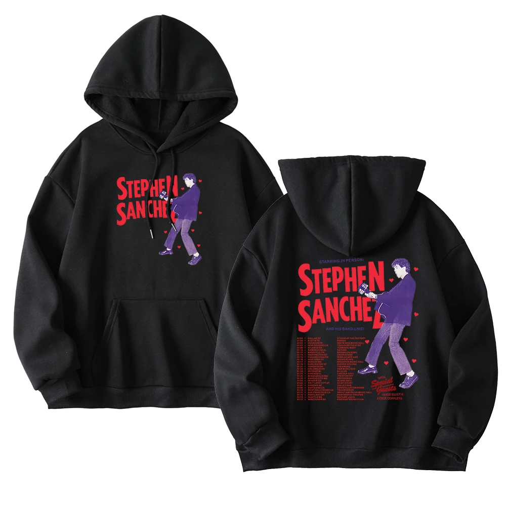 

Stephen Sanchez Tour Merch Hoodies Winter Hooded Sweet Streetwear Long Sleeve New Logo Sweatshirt Y2K