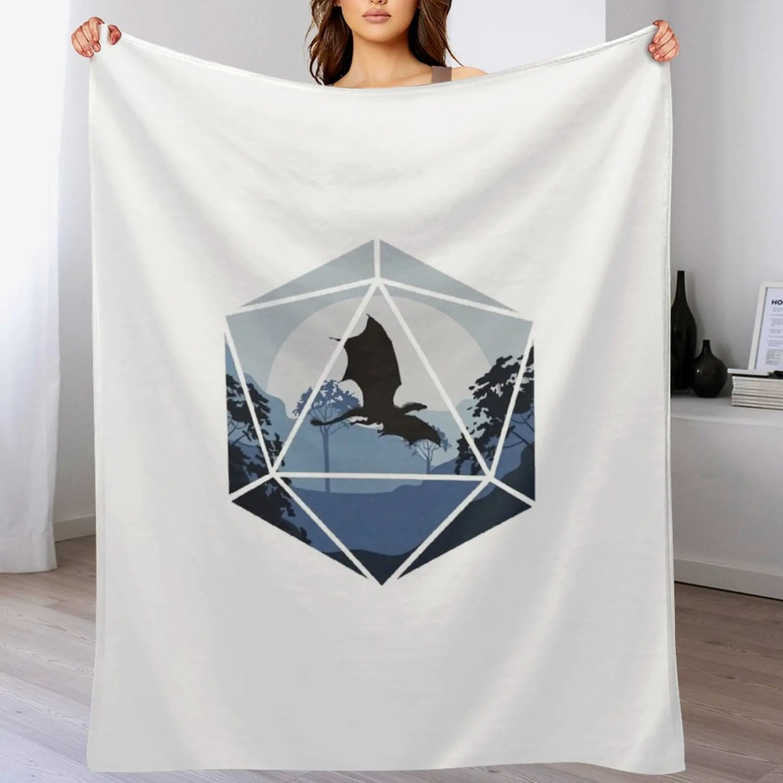 

Dungeons And Dragons Night Throw Blanket Thermals For Travel Decorative Beds Loose blankets ands Blankets