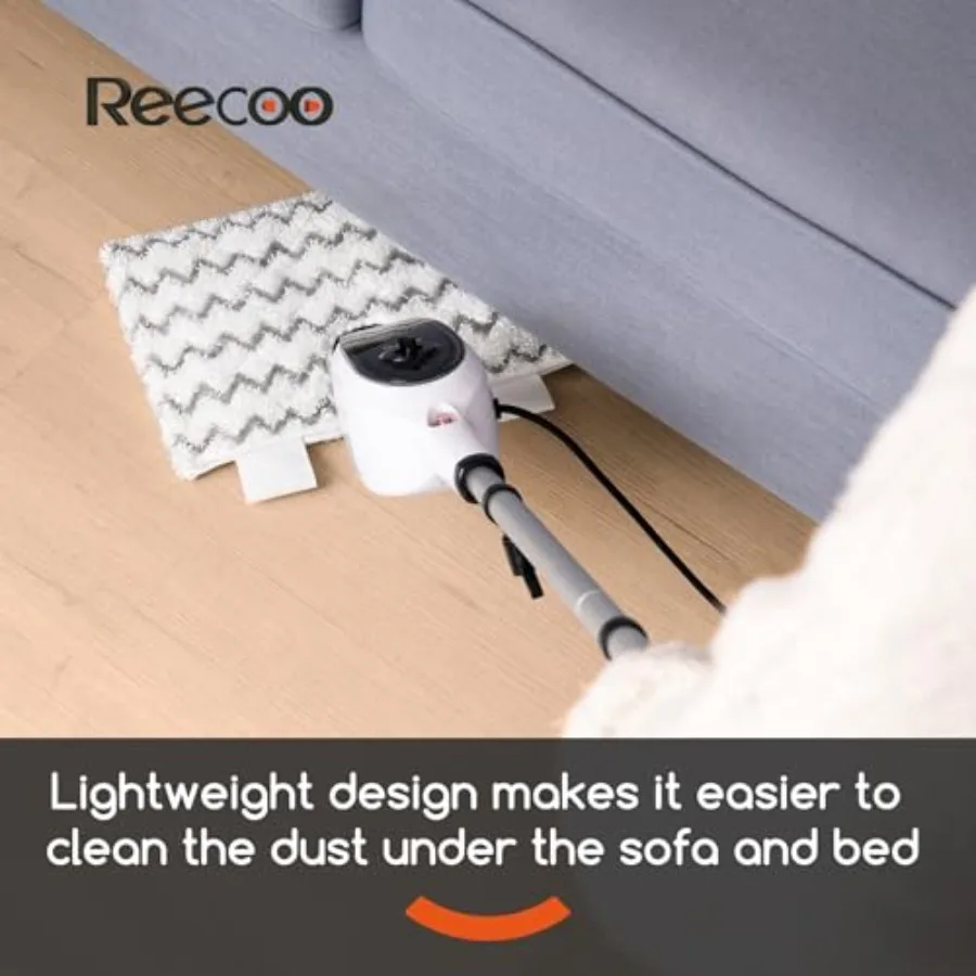 Alat Pel Uap untuk Pembersihan Lantai Desain Lipat Dua Sisi Unik Pemanasan Cepat 15 Detik Pembersih Uap 10in1 untuk Dapur Ruang Tamu