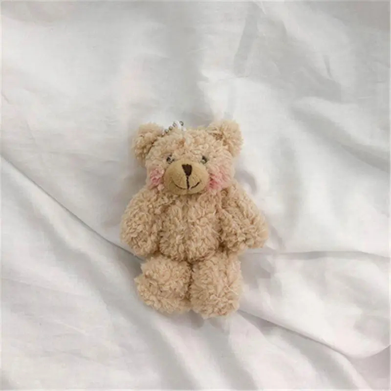 N0HD Fancy Bag Pendant Little Joints Bear Plush Stuffed for Doll for Totes Bag for Ke