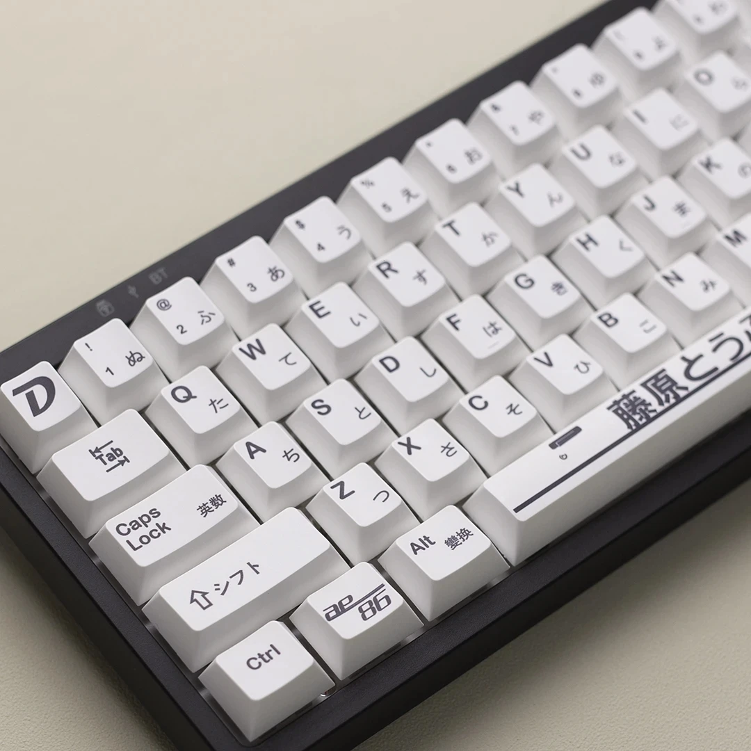 Ae86 inicial tofu keycaps cereja perfil pbt alta qualidade grosso adequado para a maioria de layout de teclado mecânico