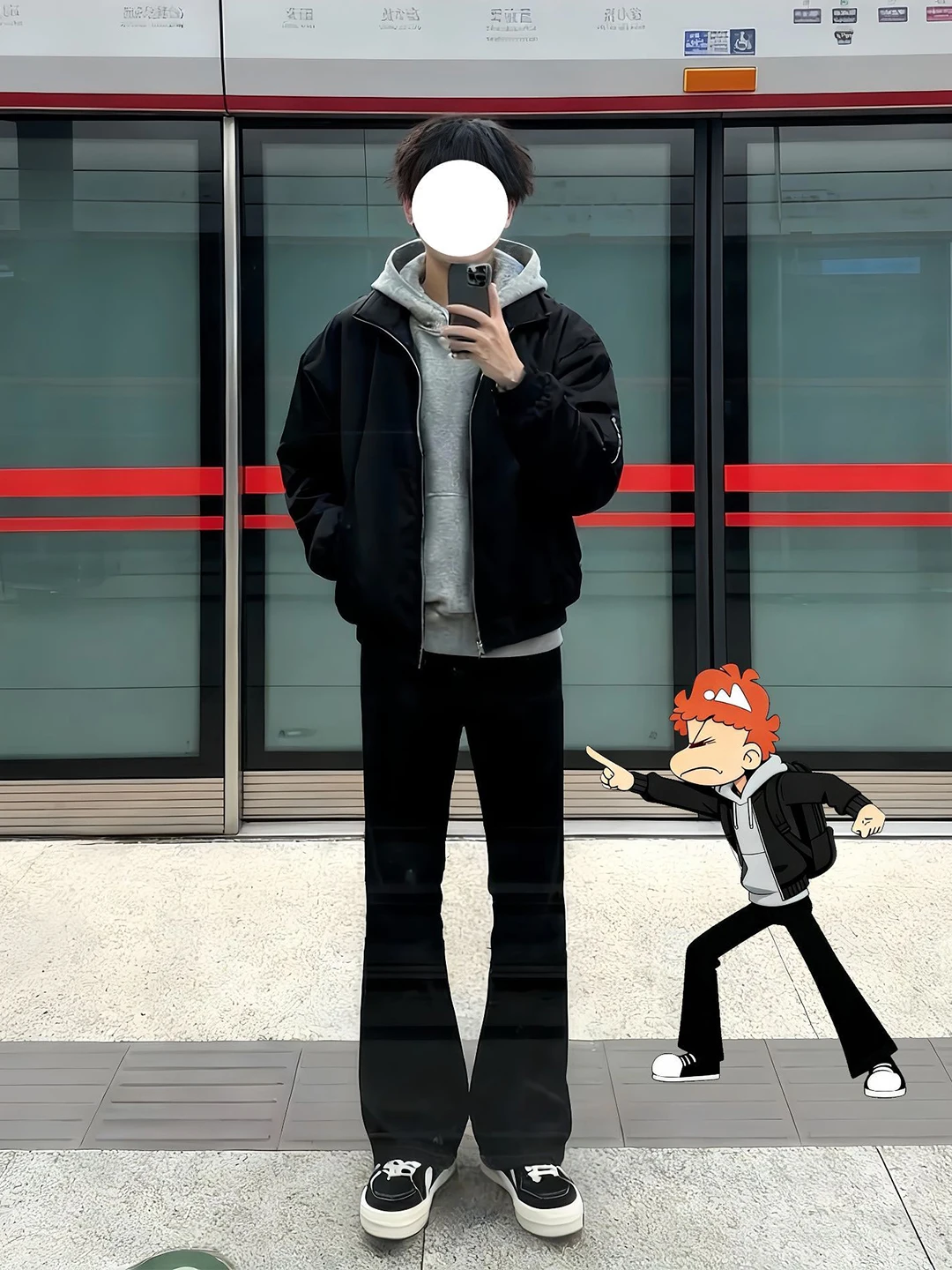 

Black Straight Leg Micro Flared Jeans Men's Spring American High Street Vibe Leg Lengthening Slim Fit Rise Knife Jeans