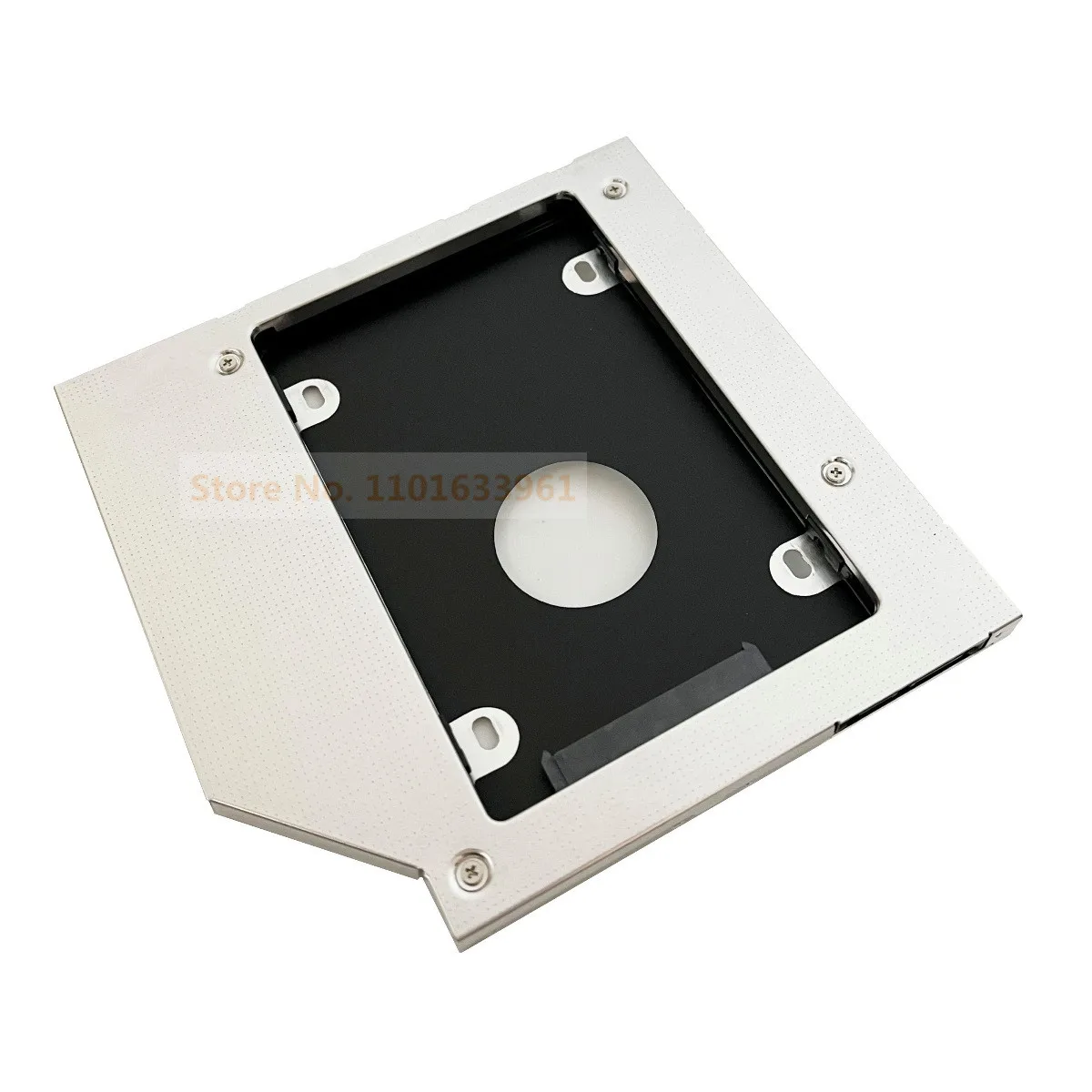 Aluminum 9.0mm SATA 2nd Hard Drive HDD SSD Optical Bay Caddy Frame Bracket for Packard Bell EasyNote TE69BM TE69KB