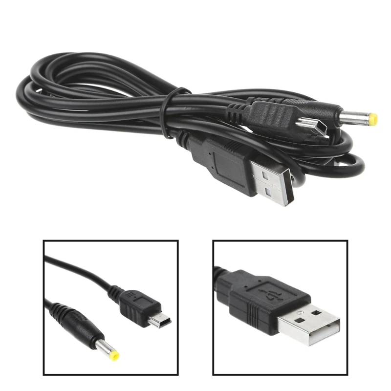 2-In-1 USB Data Cable Charger Cord Charging for PSP 2000 3000 Game Console Accessories - 1.2 for m