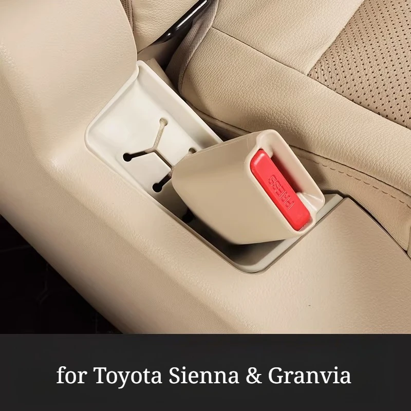 Special Silicone Dust Cover for Toyota Sienna & Granvia Second-Row Seat Belt - Interior Mod Trim
